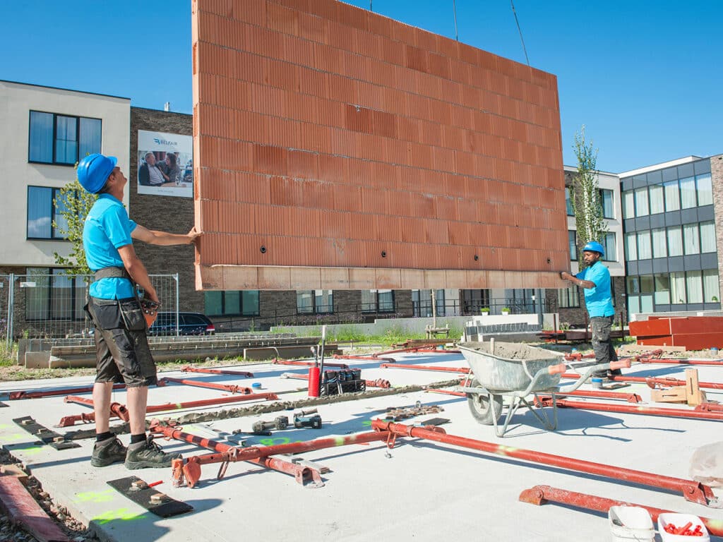 Opmars van prefabwanden niet te stuiten