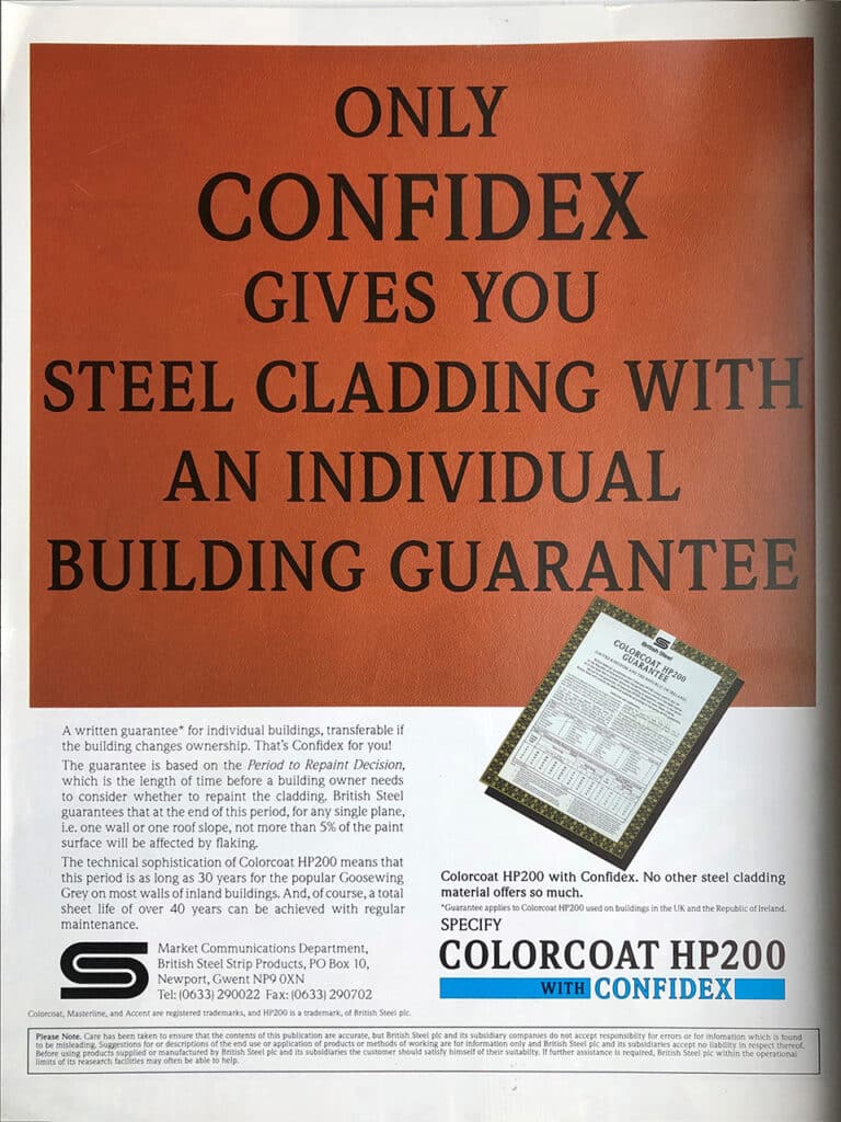 Tata Steel ontzorgt al dertig jaar gebouweigenaars met Confidex®-garantie 1