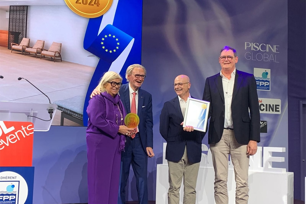 Willy Naessens Swimming Pools wint voor de tweede keer prijs van mooiste binnenzwembad van Europa!