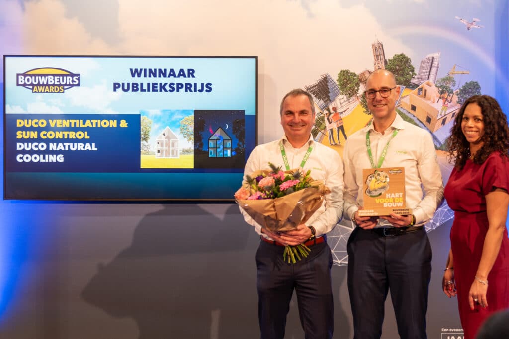 DUCO wint publieksprijs BouwBeurs Awards 2025