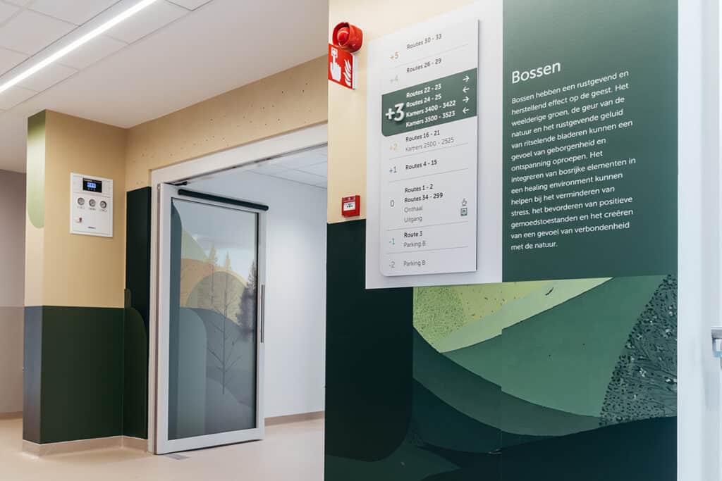 Uitgekiende bewegwijzering zet toon voor nieuwe huisstijl op ziekenhuiscampus