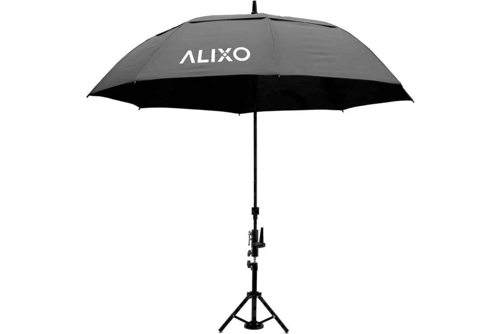 Schaduw en Bescherming, Altijd en Overal. Met de Alixo magnetische paraplu kit.