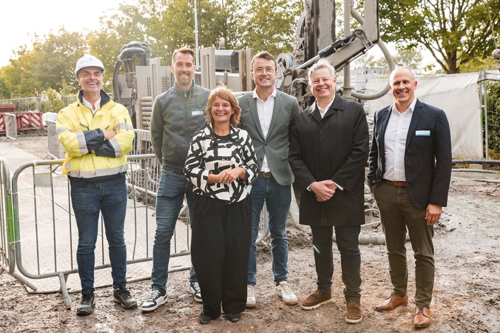 Eerste boringen voor warmte- en koudenet van woonproject Kolenkaai vlekkeloos verlopen 1