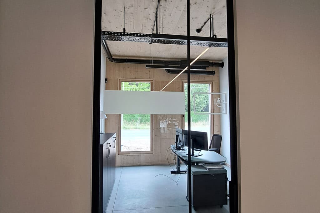 HVAC-installatie visueel geïntegreerd in het interieur 1