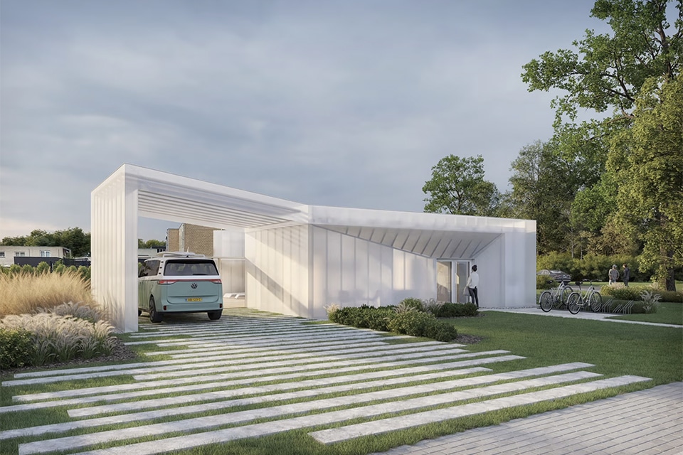 Belgisch KiteHouse bouwt eerste woning uit polycarbonaat 1