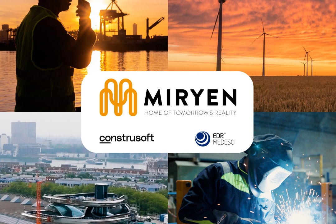 Construsoft en EDRMedeso bundelen krachten onder Miryen en vormen nieuwe Europese engineering technology groep 1