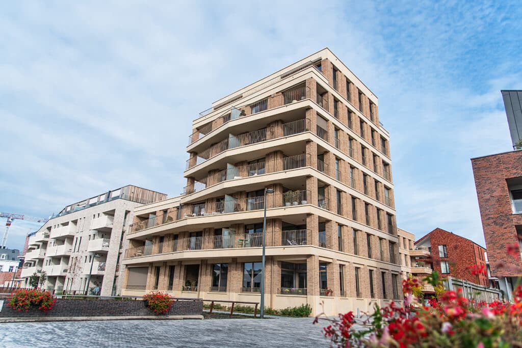 Fraaie baksteengevels garanderen esthetische variatie in nieuwe stadswijk 2