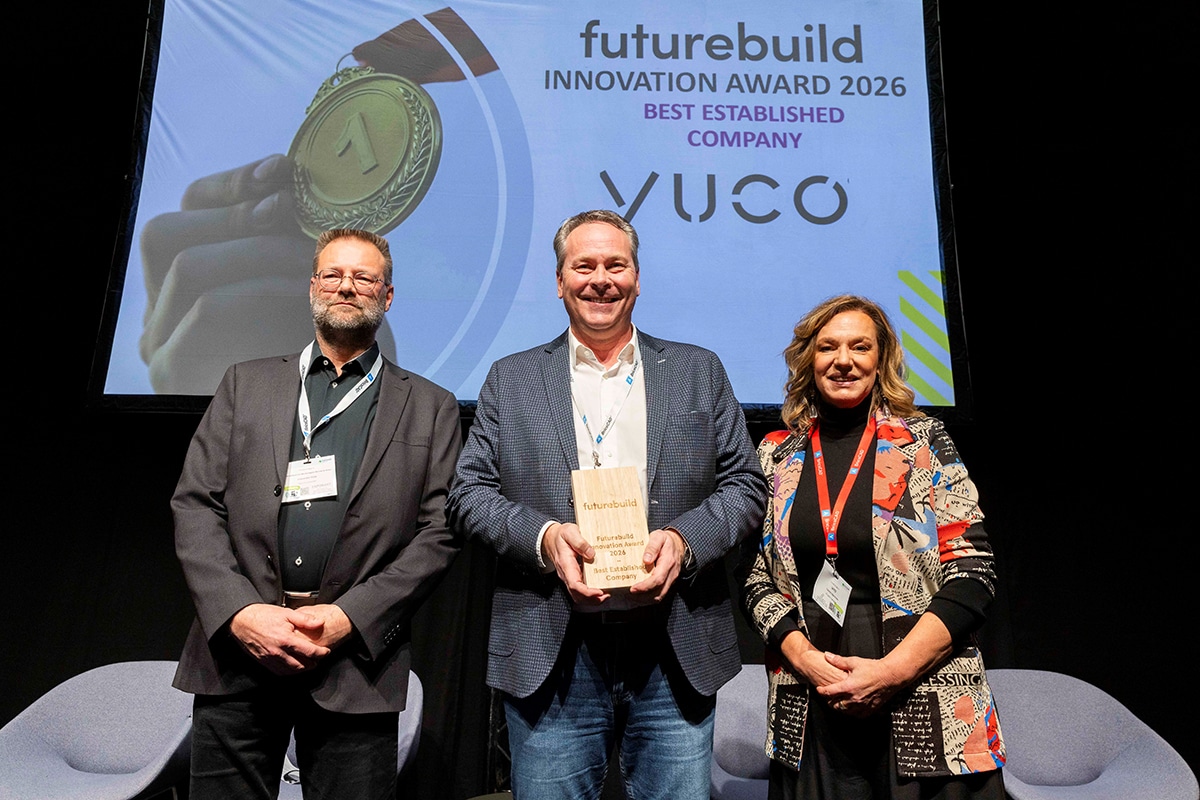 Yuco wint Futurebuild Innovation Award 2026 10