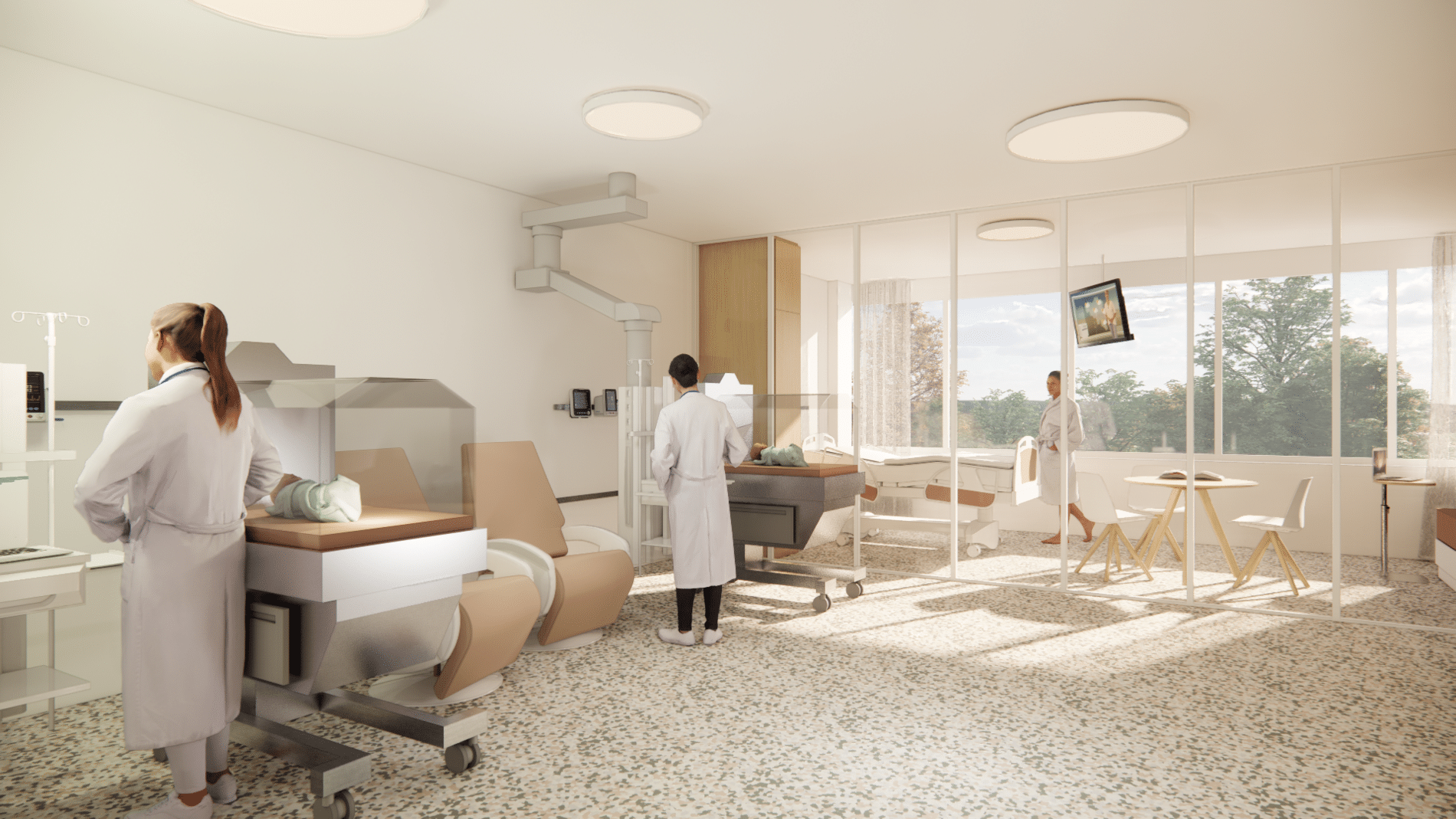 Primeur voor België: ziekenhuis bevalt van neonatale 'huiskamer' 1