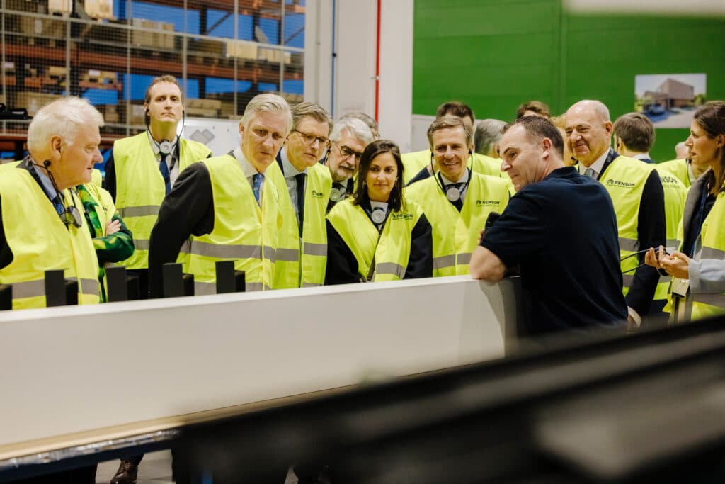 Koning Filip bezoekt Renson 2