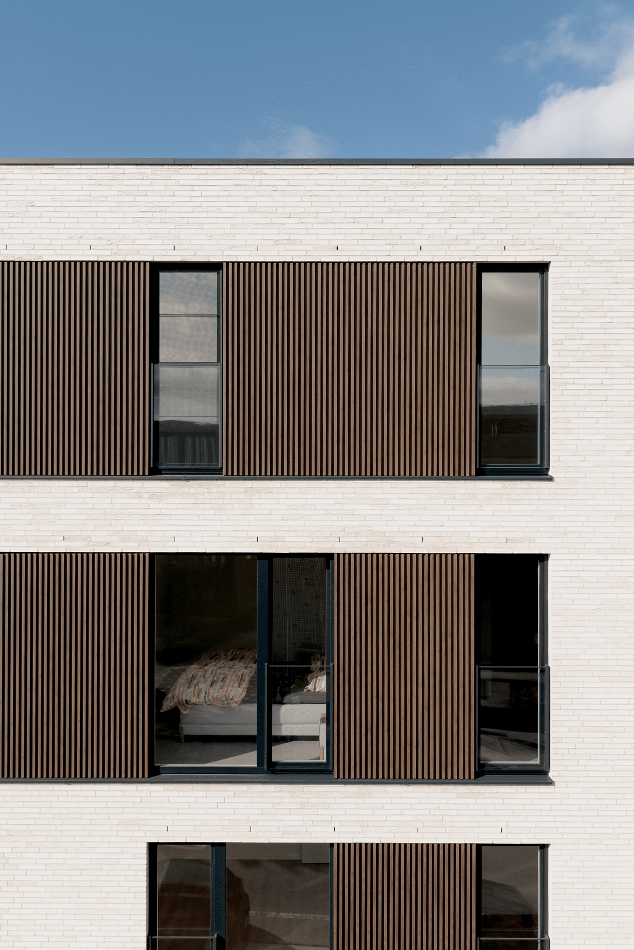 Houtlooklamellen voor aantrekkelijke nieuwbouw 1