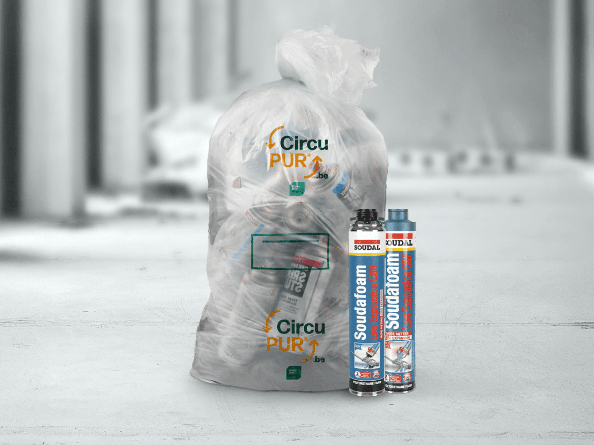 Soudal maakt met CircuPUR komaf met PU-afval op de werf 2