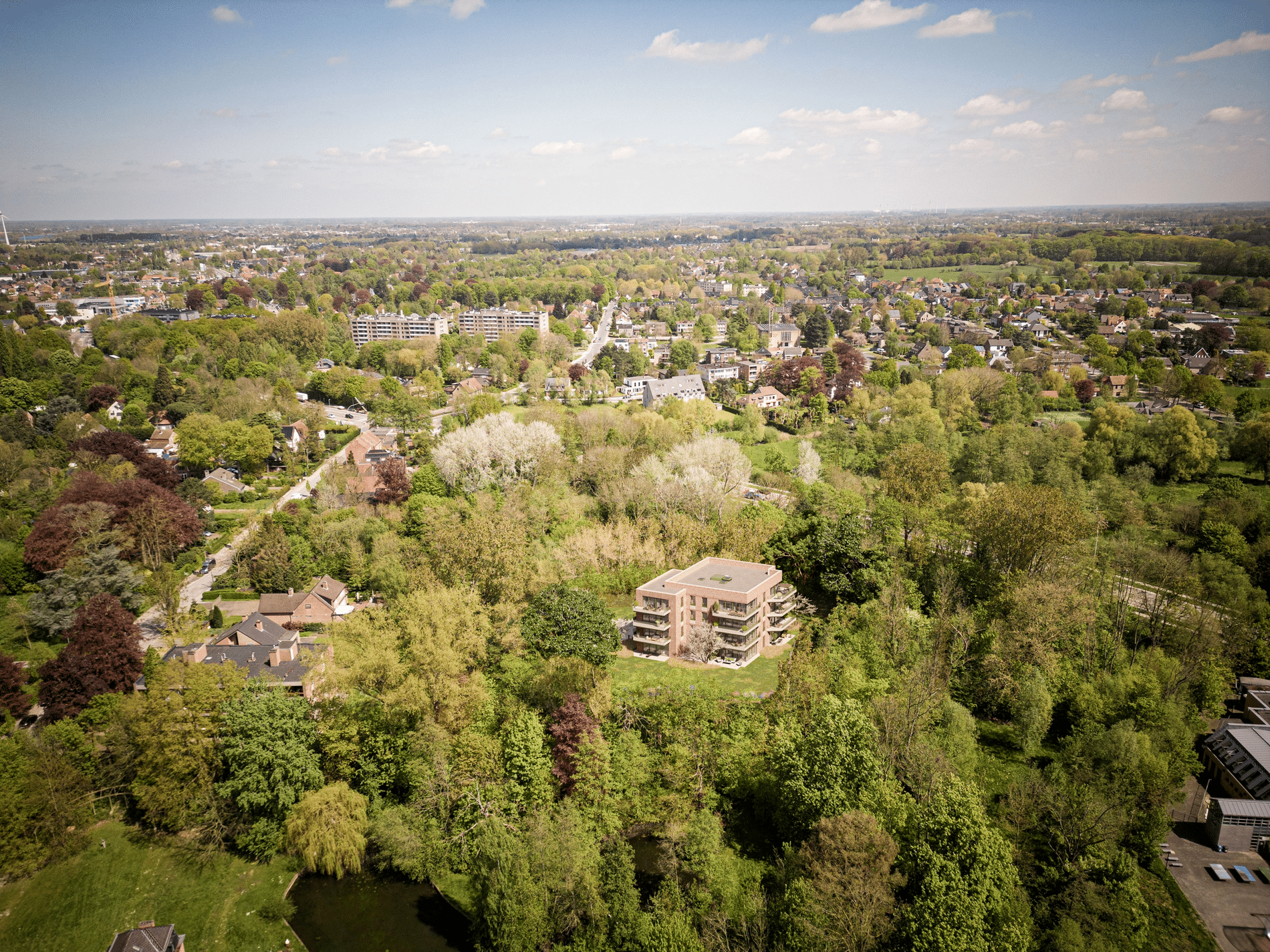 Groen kleurt de contouren van exclusief Gents nieuwbouwproject 4