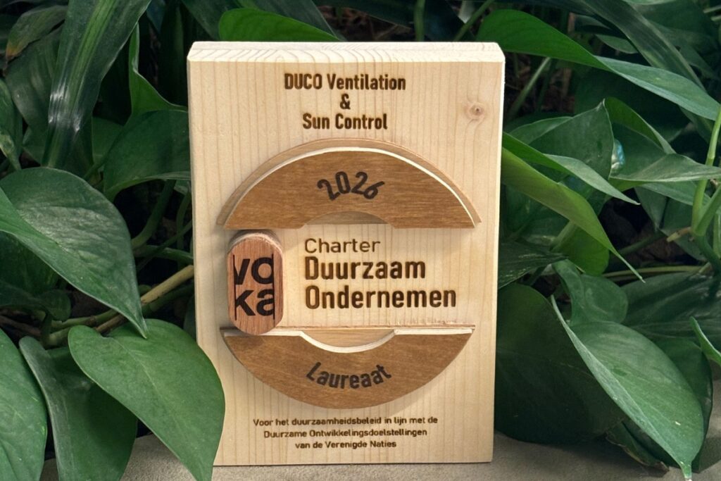 DUCO ontvangt opnieuw het VCDO-certificaat voor duurzaam ondernemen in 2026 1
