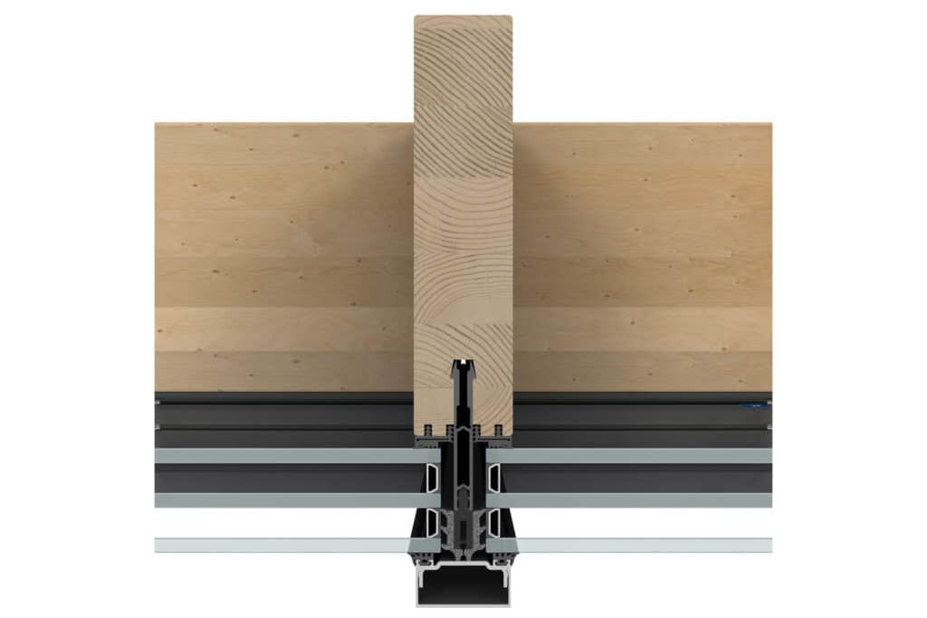 Reynaers Aluminium breidt portfolio uit met TimberWall 50, eerste hybride hout-aluminium vliesgevel 4