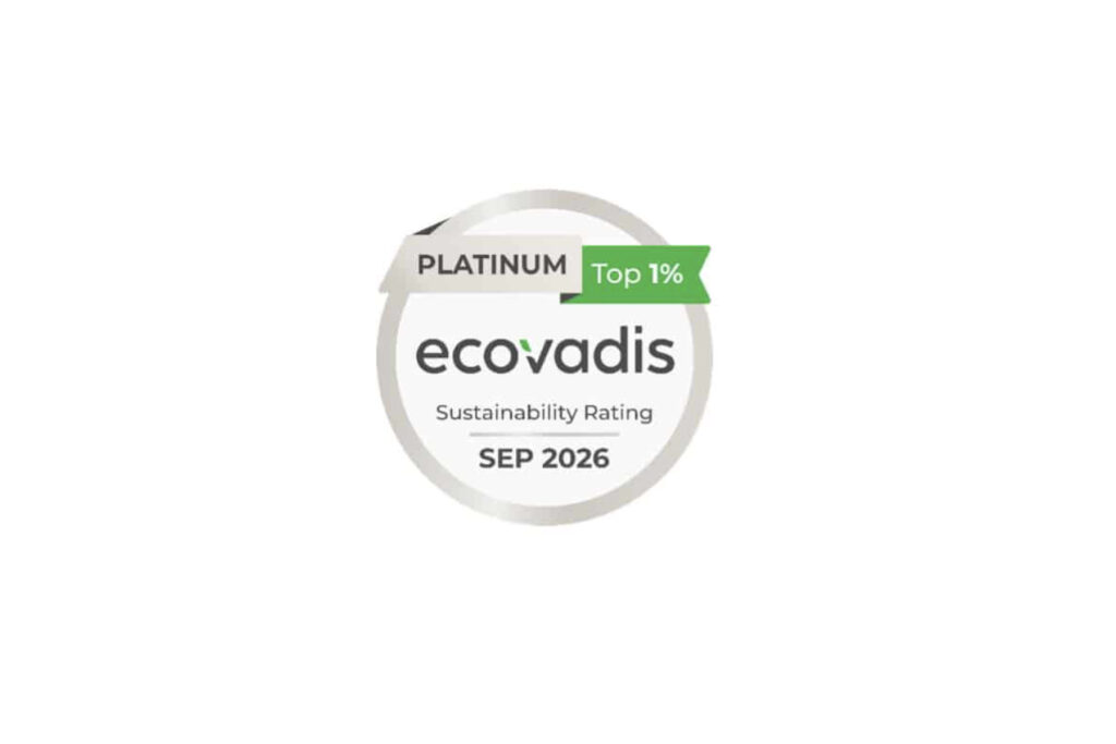 Ecovadis platinum voor de Corialis groep 1